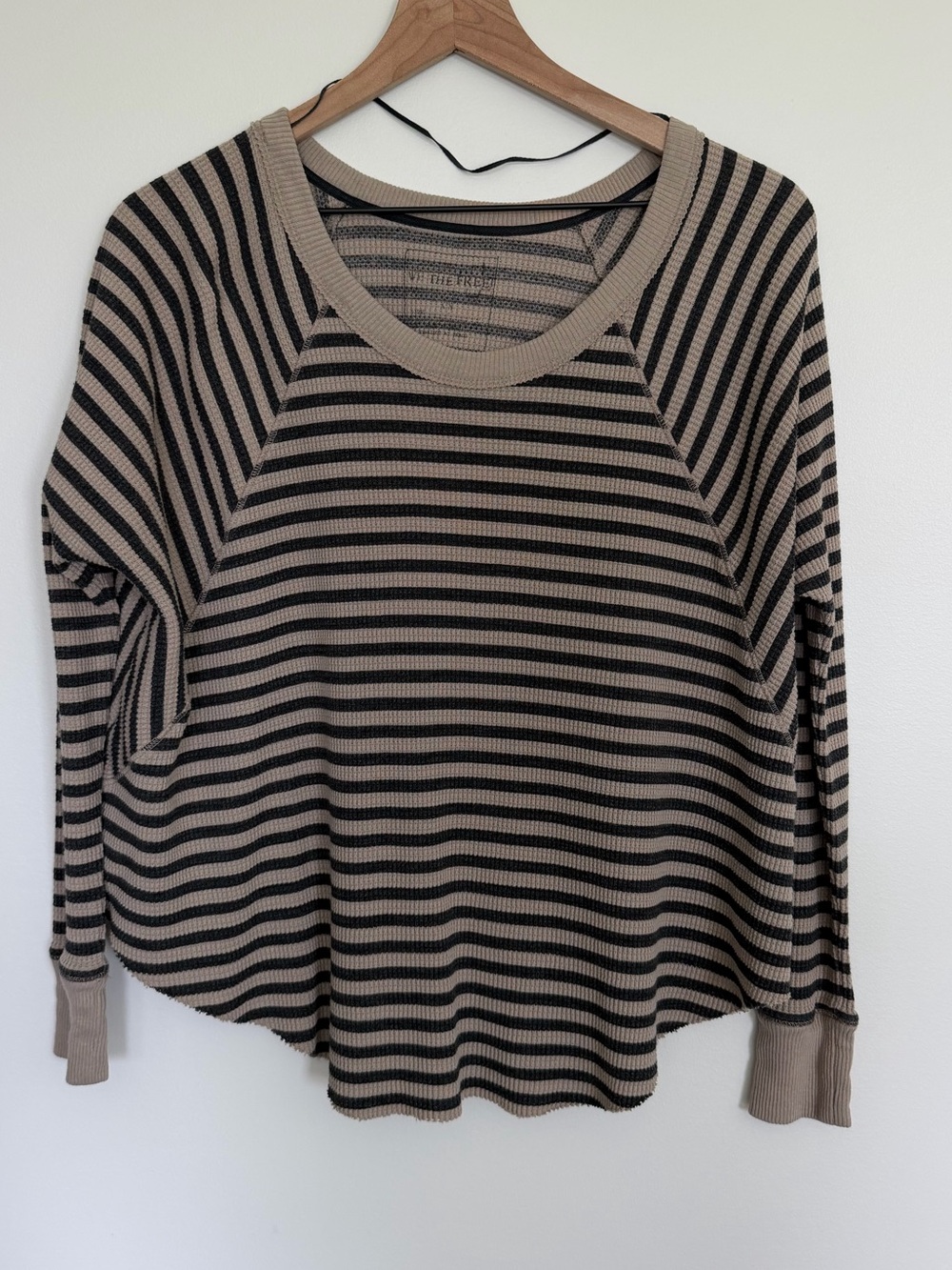 We The Free Striped Thermal Top
